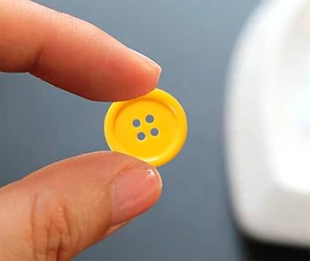 Amazon.com: 12 Yellow Buttons - 0.8 inch, 4 Hole Round
